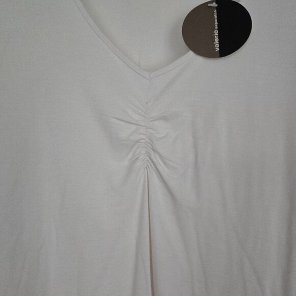 NWT VALERIE STEVENS Women's Off White Top XL - Picture 3 of 6